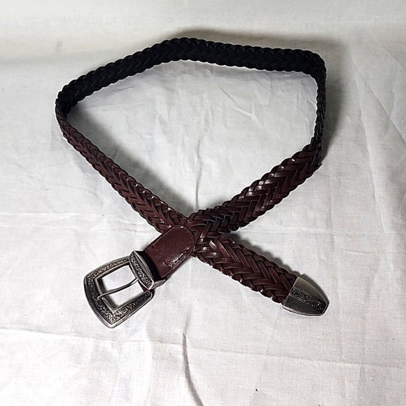 BRAIDED  Brown Belt  Size  L  🧡 - Picture 1 of 7